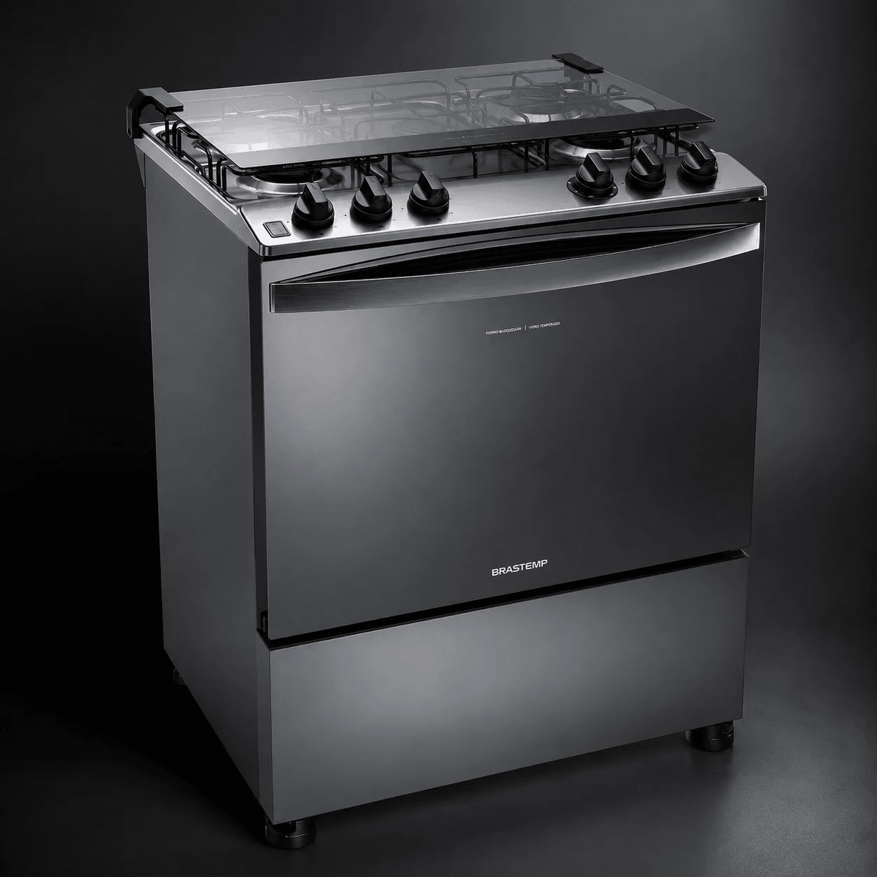 Fogão a gás Brastemp BFS5NCR cinco bocas em inox